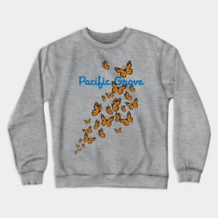 Pacific Grove California Monarch Butterflies in flight Crewneck Sweatshirt